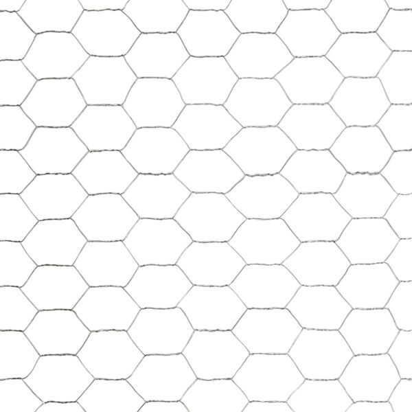 vidaXL Grillage pour volière Acier galvanisé 25x1,2 m Argenté