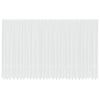 vidaXL Rideau en Dentelle Floral Blanc 280 x 750 cm Polyester