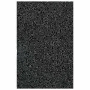 vidaXL Tapis en Caoutchouc Noir Caoutchouc