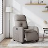 vidaXL Fauteuil inclinable &eacute;lectrique Taupe Tissu