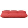 vidaXL Coussin de palette rouge 70x40x12 cm tissu
