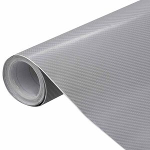 vidaXL Films 4D de voiture 2 pcs Argent&eacute; 100x150 cm+50x150 cm
