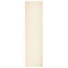 vidaXL Tapis de surface HUARTE Cr&egrave;me 750 x 80 cm Polyester