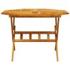 vidaXL Ensemble &agrave; manger de jardin pliable 5 pcs bois massif d&rsquo;acacia