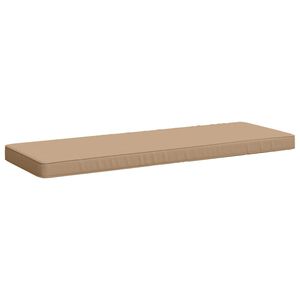 vidaXL Coussin de banc 1 pi&egrave;ce VUGHT 100 % polyester Sable