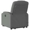 vidaXL Fauteuil de massage inclinable Gris fonc&eacute; Tissu