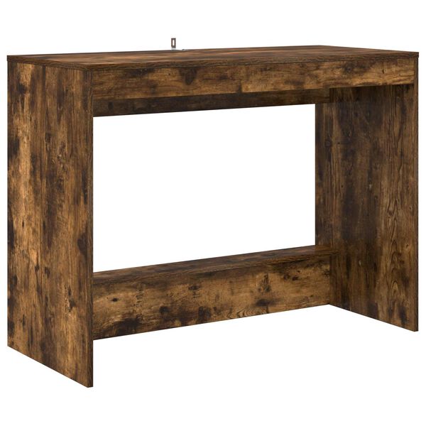 vidaXL Bureau de lit Ch&ecirc;ne fum&eacute; 100 x 45 x 75 cm Bois d'ing&eacute;nierie