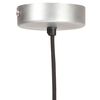 vidaXL Lampe suspendue 25 W Argent&eacute; Rond 28,5 cm E27
