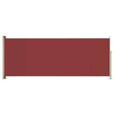 vidaXL Auvent latéral rétractable de patio 117x300 cm Rouge