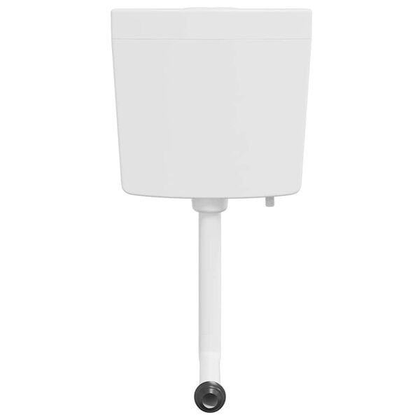 vidaXL Réservoir de wc avec entrée d'eau inférieure 3/6 L blanc