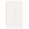 vidaXL Tables de chevet 2 pcs Blanc 40x31x50 cm Bois de pin massif