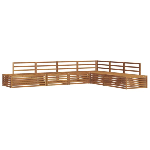 vidaXL Ensemble de canap&eacute;s d'ext&eacute;rieur 6 Pi&egrave;ce Naturel