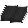 vidaXL Housse de coussin 12 pc HOUTEN Anthracite 40 x 80 cm