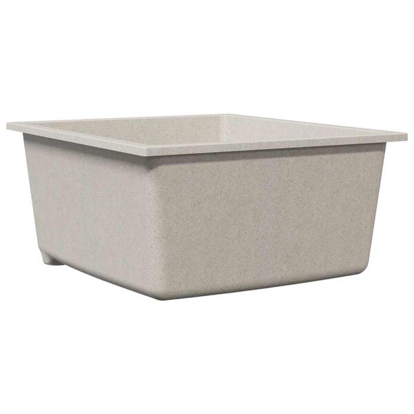 vidaXL &Eacute;vier de cuisine Beige 38 x 44 x 20 cm Granite