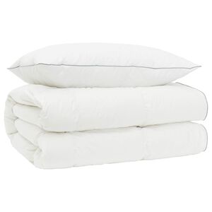 vidaXL Ensemble de couette 90 % en duvet d&rsquo;oie FULDA 2 pc 135 x 200 cm