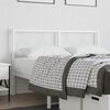 vidaXL Tête de lit métal blanc 140 cm