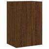 vidaXL Meubles TV muraux 2 pcs ch&ecirc;ne marron 40,5x30x60 cm