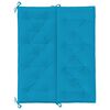 vidaXL Coussin de banc de jardin bleu clair tissu oxford
