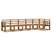 vidaXL Ensemble de canap&eacute;s d'ext&eacute;rieur 6 pcs Naturel