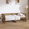 vidaXL Lit de jour sans matelas marron miel 90x190 cm bois pin massif