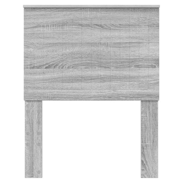 vidaXL T&ecirc;te de lit Gris Sonoma 75 cm Bois d'ing&eacute;nierie