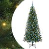vidaXL Sapin de No&euml;l artificiel Vert 180 cm PE et PVC