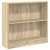 vidaXL Biblioth&egrave;que ch&ecirc;ne sonoma 80x24x75 cm bois d'ing&eacute;nierie