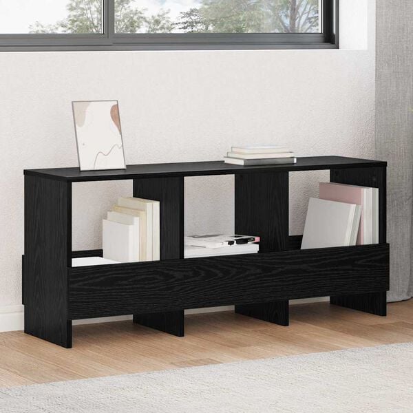 vidaXL &Eacute;tag&egrave;re &agrave; magazines Ch&ecirc;ne noir 102 x 30 x 45 cm