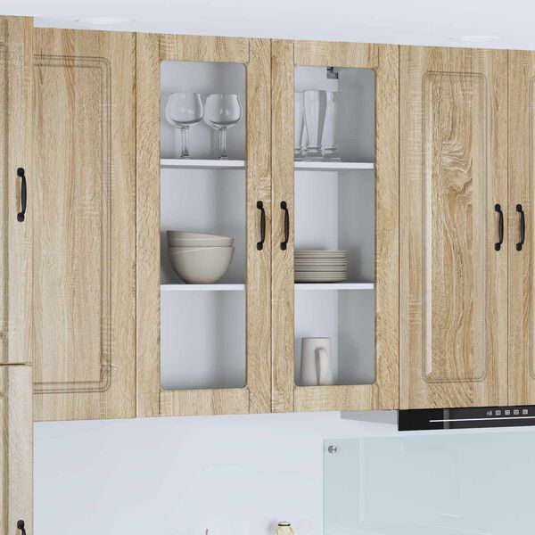 vidaXL Armoire de cuisine Kalmar Ch&ecirc;ne Sonoma 80 x 31 x 100 cm