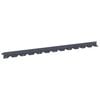 vidaXL Bordure de Pelouse 20 pc 102 x 4 x 4 cm Acier Anthracite