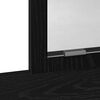 vidaXL Table de Toilette Ch&ecirc;ne noir 79 x 41 x 140 cm Bois d'ing&eacute;nierie