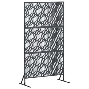 vidaXL &Eacute;cran de confidentialit&eacute; 100 x 50 x 180 cm Acier Anthracite