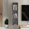 vidaXL Meuble TV mural Sonoma gris 30,5x30x110 cm