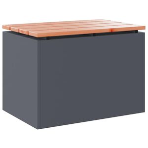 vidaXL Banc de jardin 1-Nombre de places 60 x 40 x 43 cm Acier