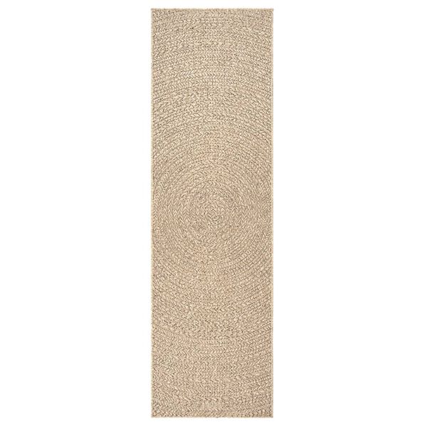 vidaXL Tapis ZIZUR 80x250 cm aspect de jute int&eacute;rieur et ext&eacute;rieur