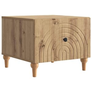 vidaXL Table basse Ch&ecirc;ne artisanal 49 x 50 x 40 cm Bois d'ing&eacute;nierie