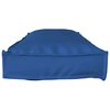 vidaXL Coussin pour banc de palette Bleu royal 120 x 40 x 8 cm