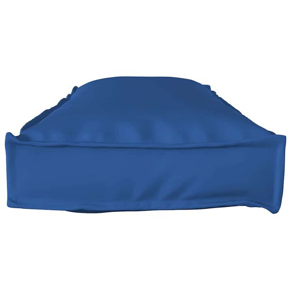 vidaXL Coussin pour banc de palette Bleu royal 120 x 40 x 8 cm