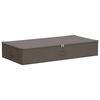 vidaXL Bo&icirc;te de rangement Gris 90 x 48 x 15 cm Tissu intiss&eacute;