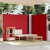vidaXL Auvent latéral rétractable 170 x 600 cm Rouge