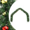 vidaXL Guirlande de No&euml;l d&eacute;cor&eacute;e avec boules 5 m