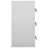 vidaXL Armoire &agrave; casiers Gris clair et vert 90x45x92,5 cm Acier