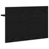 vidaXL Porte-manteau mural avec étagère Chêne noir 60 x 40 x 12 cm