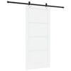 vidaXL Porte coulissante ORKDAL Blanc 93 x 202 cm Pin massif