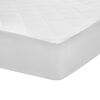 vidaXL Couvre-matelas matelass&eacute; Blanc 90x200 cm L&eacute;ger