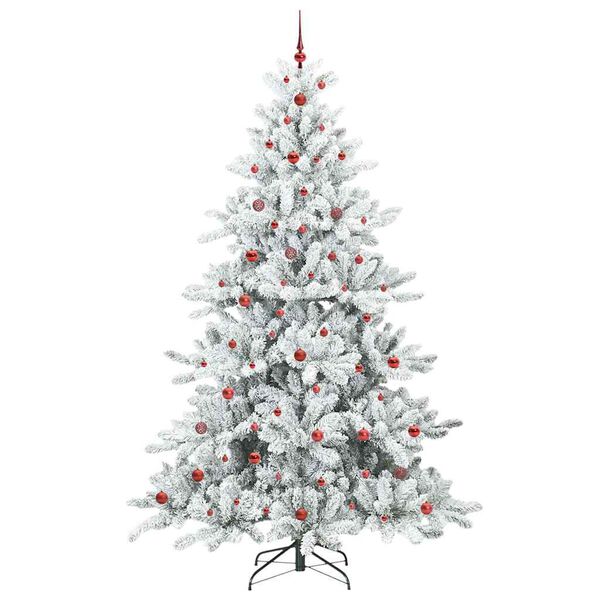 vidaXL Sapin de No&euml;l Artificiel &agrave; Branches Articul&eacute;es Blanc 240 cm