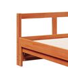 vidaXL Lit de jour et lit gigogne et matelas 90x190 cm bois pin massif