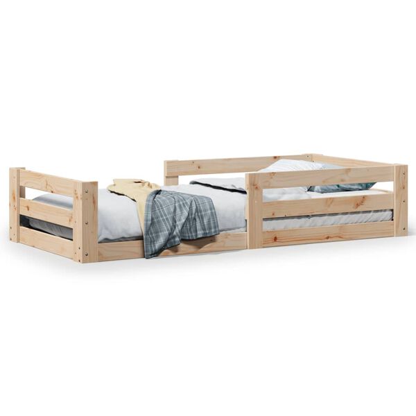 vidaXL Cadre de lit sans matelas 80x160 cm bois massif de pin