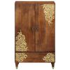 vidaXL Haut Armoire Marron 60 x 33 x 100 cm Bois de mangue massif