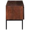 vidaXL Meuble TV marron miel 110 x 30 x 36 cm Bois d'acacia massif